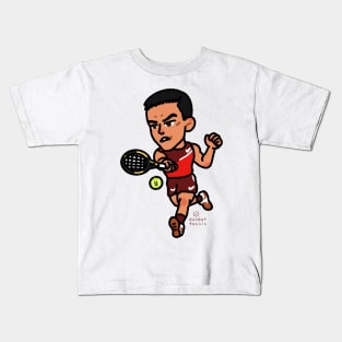 Carlos on fire Kids T-Shirt